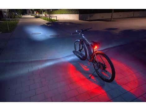ZESTAW LAMPEK ROWEROWYCH LED Oświetlenie rowerowe FISCHER 50363 USB - 10