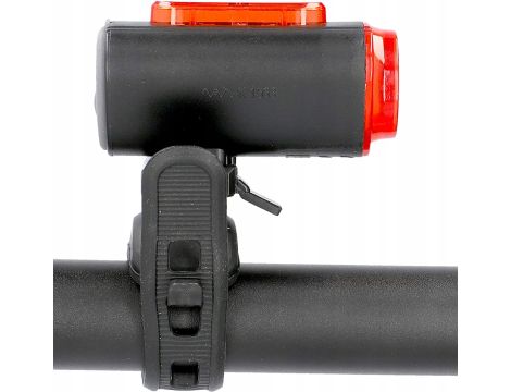 ZESTAW LAMPEK ROWEROWYCH LED Oświetlenie rowerowe FISCHER 50363 USB - 12