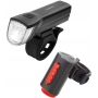 ZESTAW LAMPEK ROWEROWYCH LED Oświetlenie rowerowe FISCHER 50363 USB - 3