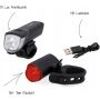 ZESTAW LAMPEK ROWEROWYCH LED Oświetlenie rowerowe FISCHER 50363 USB - 10