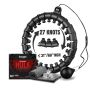 Hula hop z wypustkami K-MART 48,5 cm czarny - 2