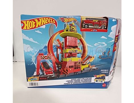 Hot Wheels City Super remiza strażacka z pętlą HKX41 - 5