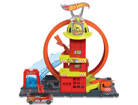 Hot Wheels City Super remiza strażacka z pętlą HKX41 - 8