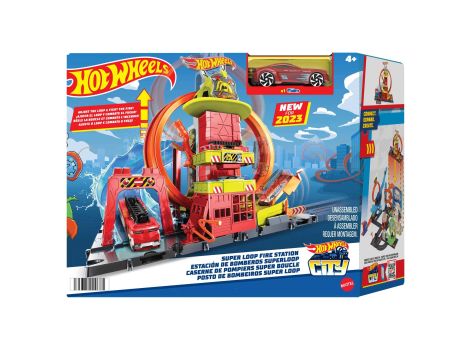 Hot Wheels City Super remiza strażacka z pętlą HKX41 - 7