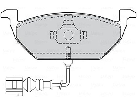 Valeo klocki hamulcowe first 301408 - 6