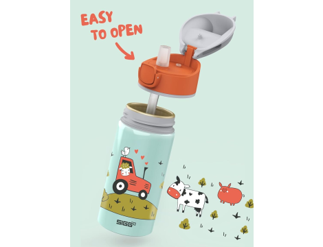Bidon, Butelka na wodę SIGG Miracle Alu Tractor Farm 0.4 L - 5