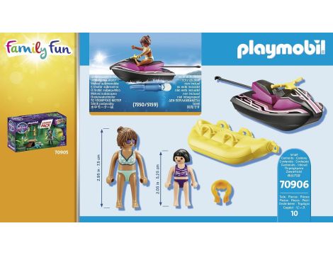 Playmobil Starter Pack Skuter wodny z bananową łodzią 70906 - 10
