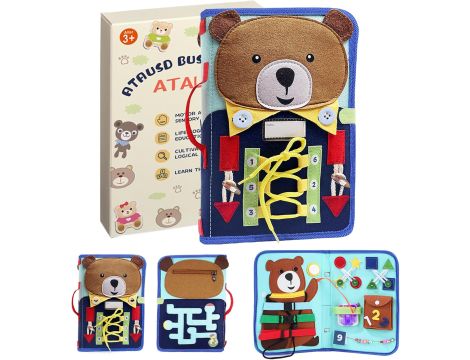 ATAUSD Busy Board zabawka sensoryczna tablica manipulacyjna - 2