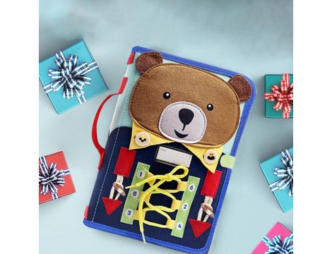 ATAUSD Busy Board zabawka sensoryczna tablica manipulacyjna - 4