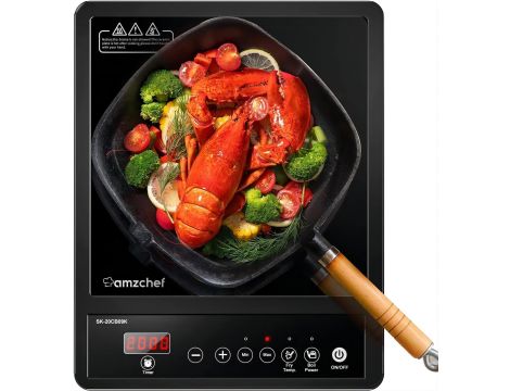 AMZCHEF POJEDYNCZA PŁYTA INDUKCYJNA 2000 W