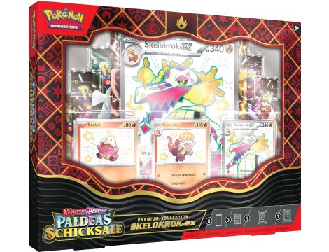 Gra kolekcjonerska karciana Pokemon Paldeas Premium Kollektion SKELOKROK-ex - 2