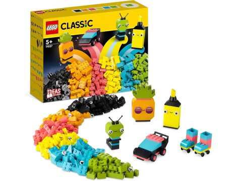 LEGO Classic 11027 Kreatywna zabawa neonowymi kolorami - 3