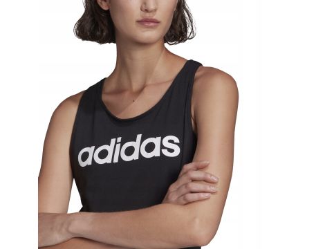 KOSZULKA BEZRĘKAWNIK TOP DAMSKI BOKSERKA LOGO TANK ADIDAS R. M - 4
