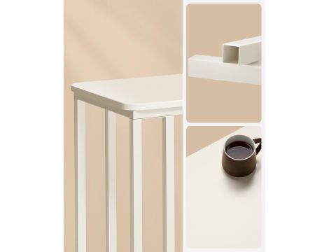 Stolik Songmics vintage prostokątny 50 x 35 x 56cm krem - 5