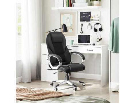 Fotel obrotowy Songmics czarny - 8