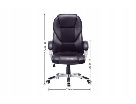 Fotel obrotowy Songmics czarny - 5