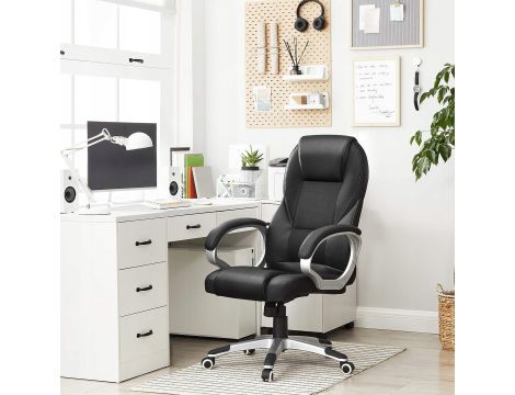 Fotel obrotowy Songmics czarny - 9