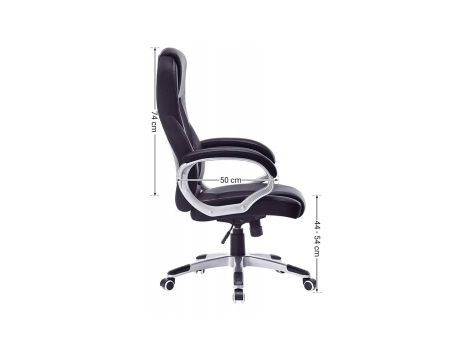 Fotel obrotowy Songmics czarny - 4