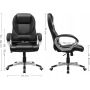 Fotel obrotowy Songmics czarny - 8