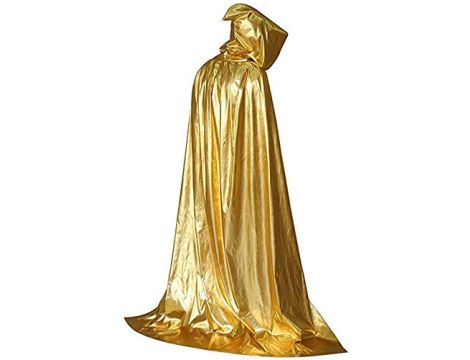 BOOSTER Halloween Złota peleryna z kapturem