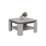 Apollo Stolik kawowy materiał drewnopochodny beton/antracyt 68 x 68 x 41 cm - 2
