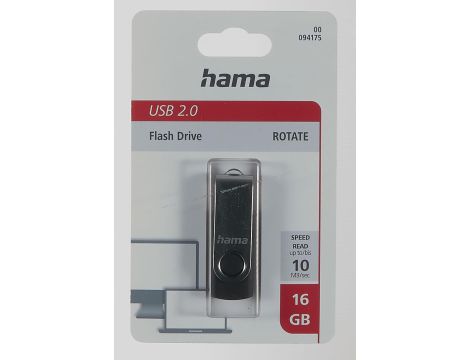 Pendrive Hama 00094175 16 GB USB 2.0 czarny - 6