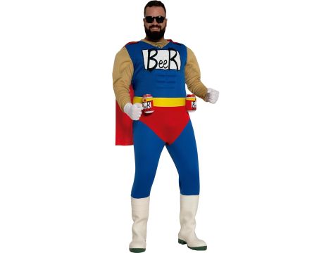 Strój dla mężczyzny Super Piwosz, BeerMan, rozm. S - 7