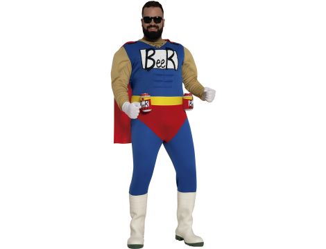 Strój dla mężczyzny Super Piwosz, BeerMan, rozm. S