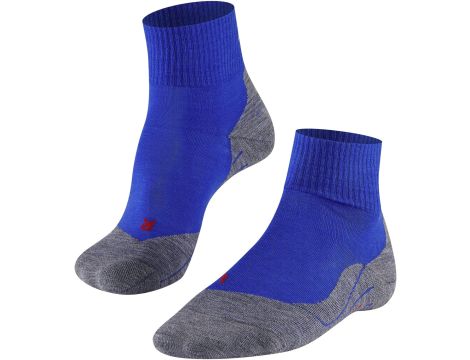 SKARPETY TREKKINGOWE MĘSKIE FALKE TK5 SHORT R. 39-41 SZARO-NIEBIESKIE - 2