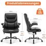 Komputerowe krzesło gamingowe ergonomiczne - 4