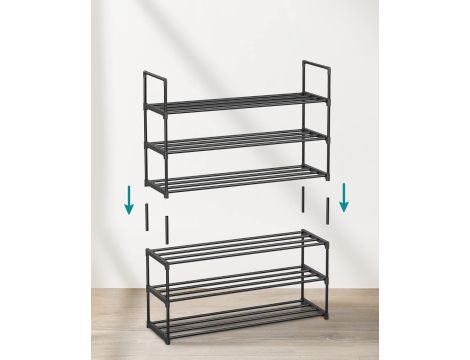 Szafka na buty Songmics 92 x 55 x 30,5 cm czarny - 8