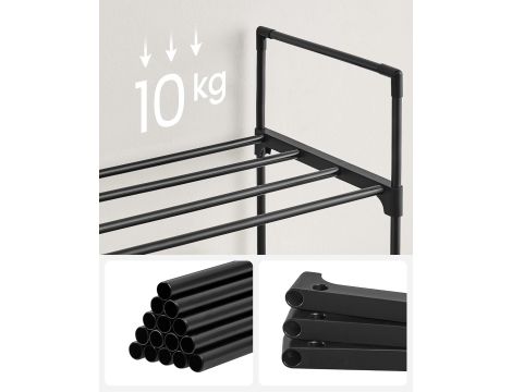 Szafka na buty Songmics 92 x 55 x 30,5 cm czarny - 5