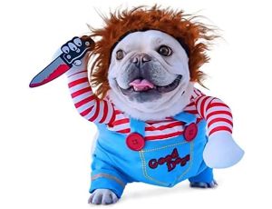 Chucky Kostium dla psa peruka i nóż - image 2