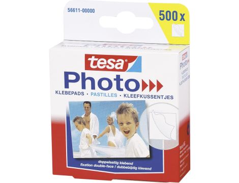 TESA SAMOPRZYLEPNE PŁATKI DO ZDJĘĆ 500 SZT - 3