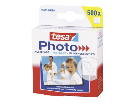 TESA SAMOPRZYLEPNE PŁATKI DO ZDJĘĆ 500 SZT