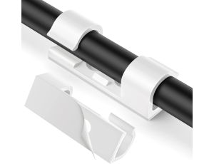 AGPTEK 30 szt. Klipsy kablowe Holder z zabezpieczoną podkładką - image 2
