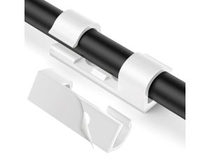 AGPTEK 30 szt. Klipsy kablowe Holder z zabezpieczoną podkładką