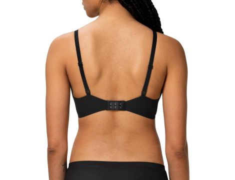 Body make-up niewidoczny biustonosz z fiszbinami 80B Czarny - 3