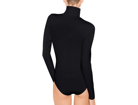 Body golf z długim rękawem damskie rozmiar S czarne - 3