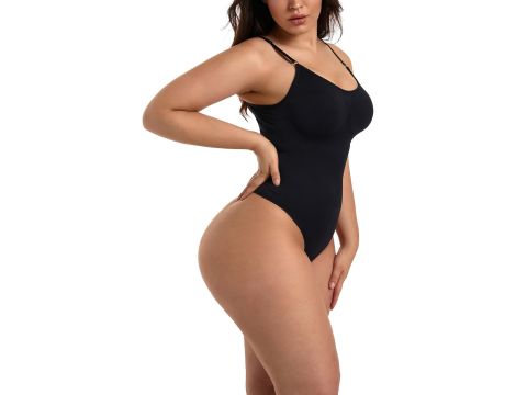 Body damskie wyszczuplające rozmiar S-M czarne - 3